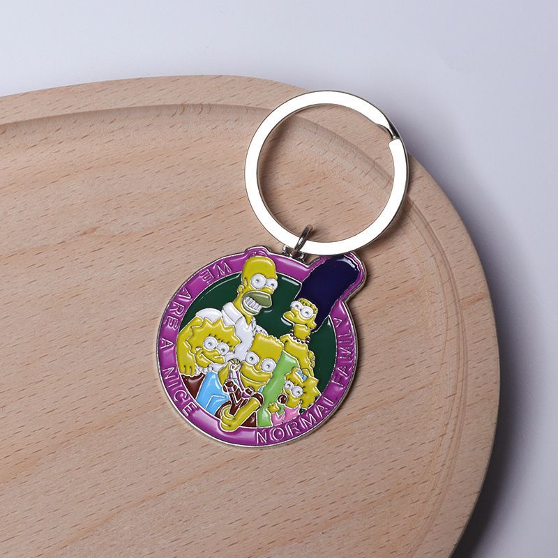Car Accessories Workshop - Chaveiro de Anime Os Simpsons, Pingente