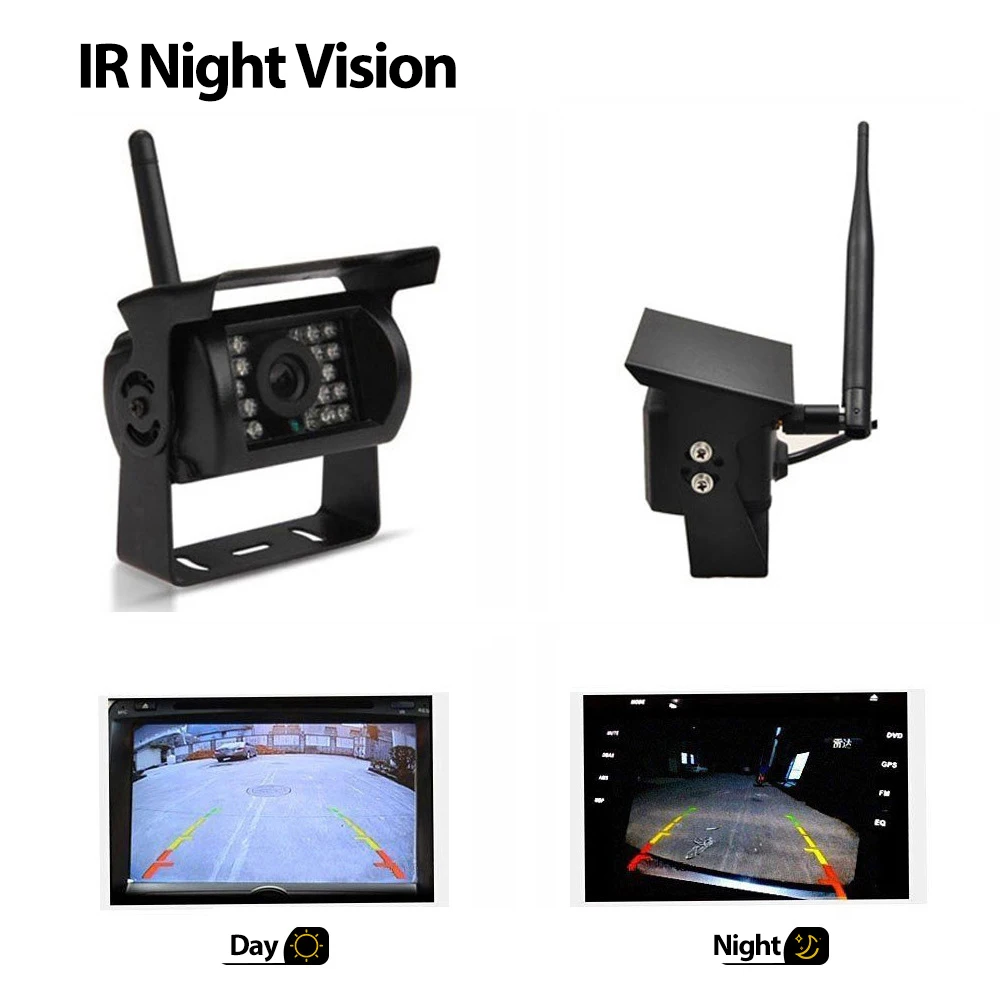 Câmera HD Sem Fio de 7'' para  - Rear Camera For Car avaliação e preço